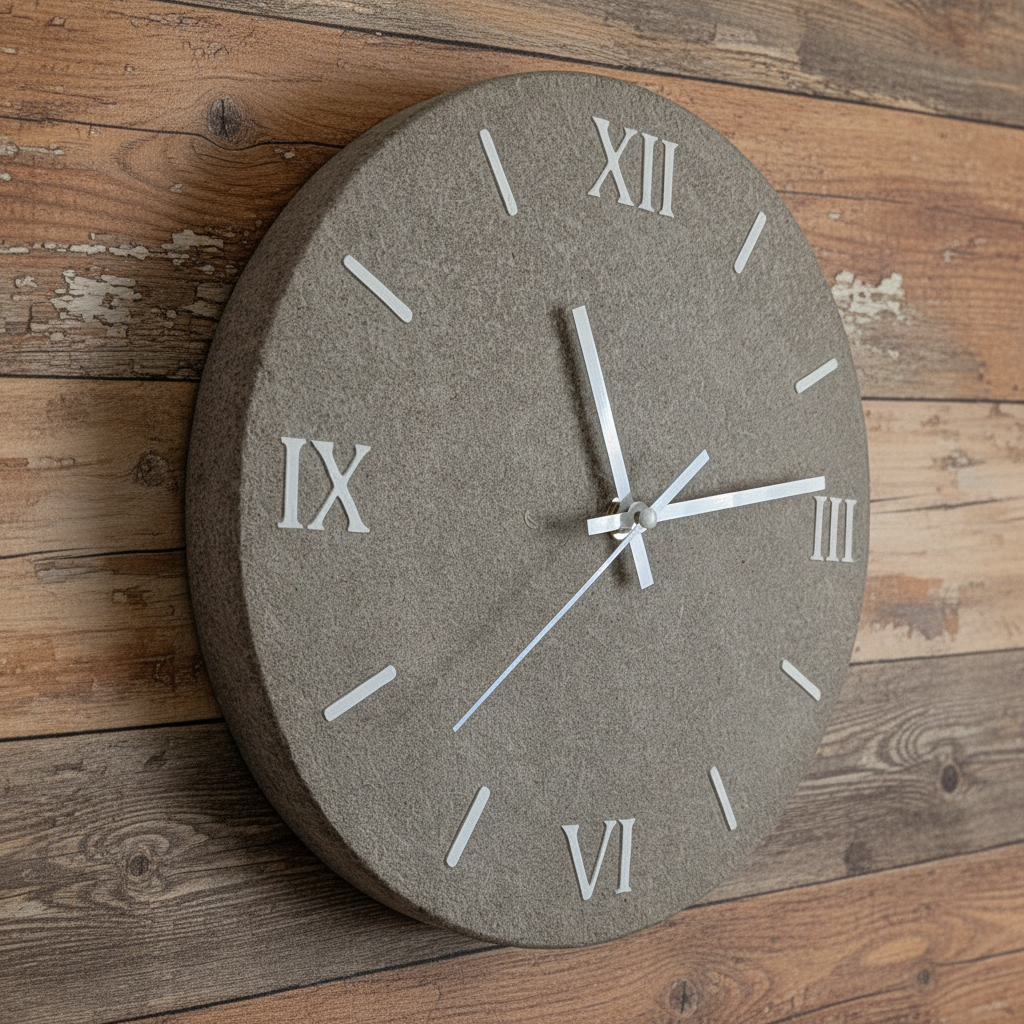 Orologio da parete tondo chiaro - Fabris Solutions