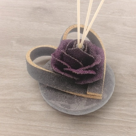 Linea Petali di Sughero: Diffusori Eleganti - Modello Rosa Notturna - Fabris Solutions