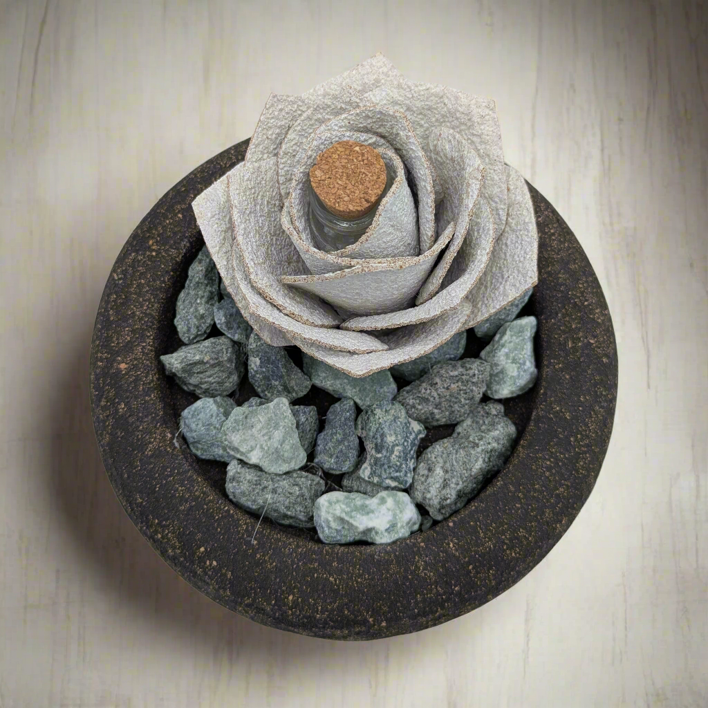 Diffusore d’Ambiente “Zen” – Linea Petali di Sughero - Nero