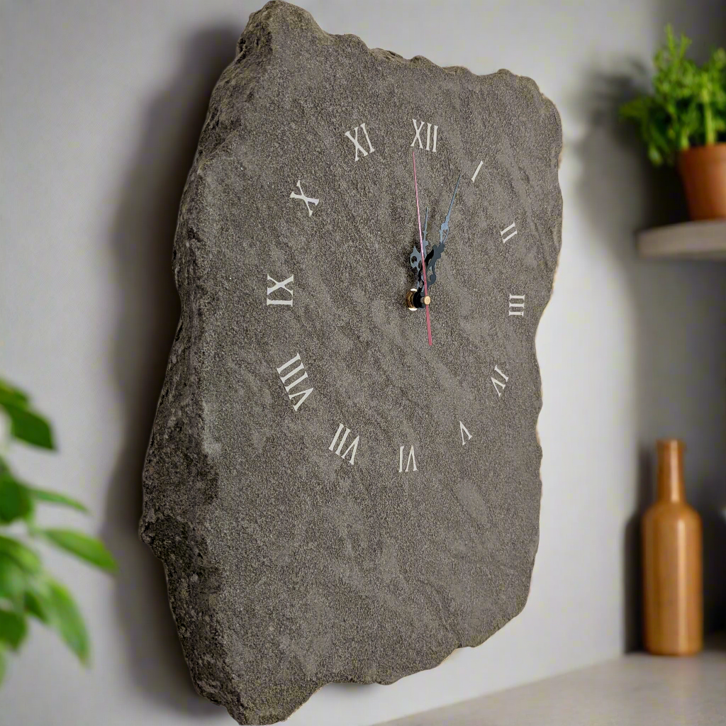 Orologio Pietra Grigia - Pezzo unico - Fabris Solutions