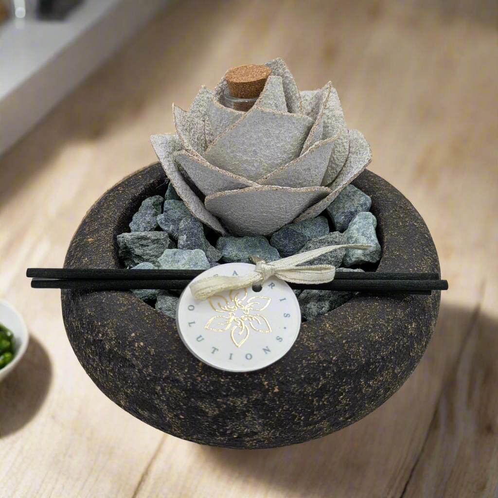 Diffusore d’Ambiente “Zen” – Linea Petali di Sughero - Nero