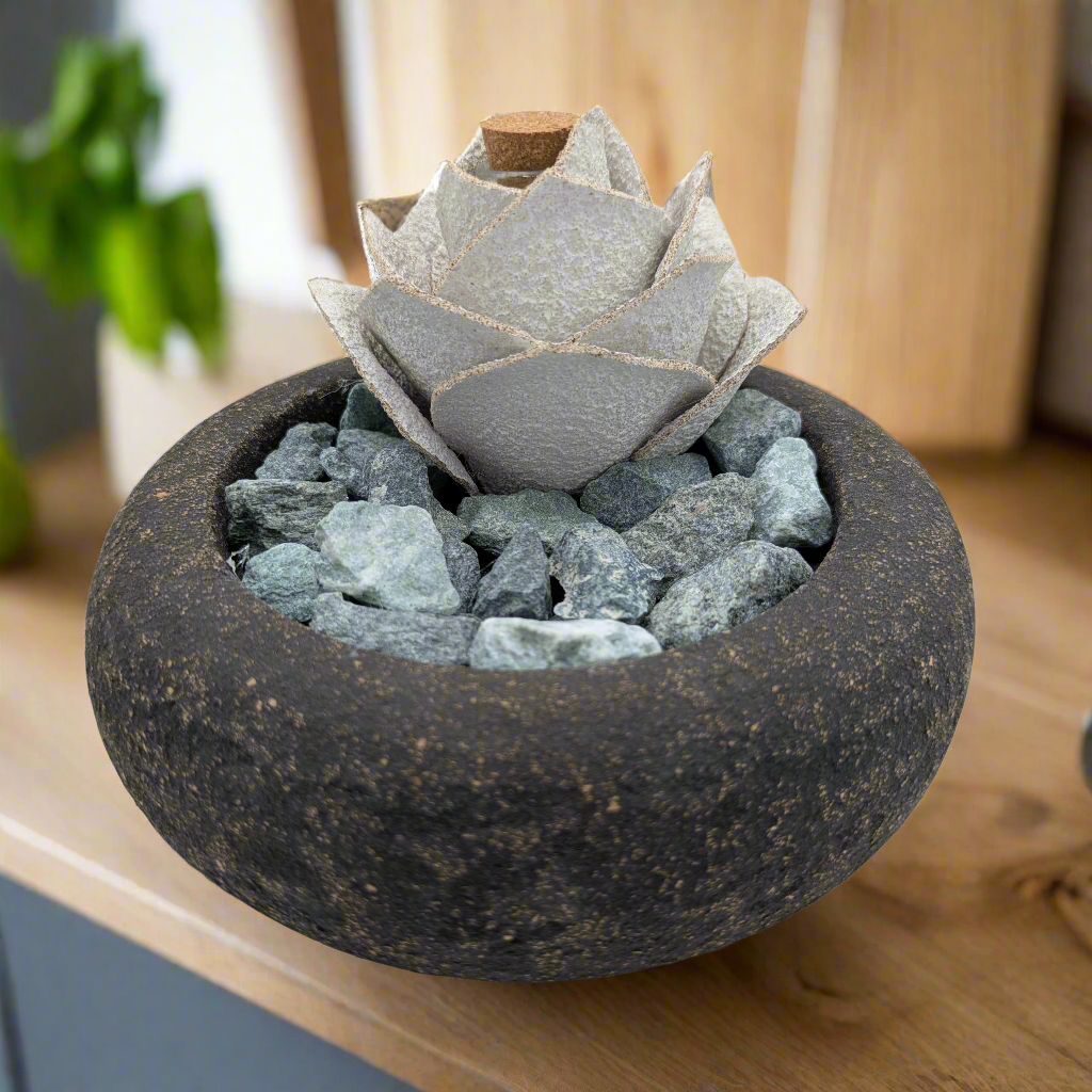 Diffusore d’Ambiente “Zen” – Linea Petali di Sughero - Nero