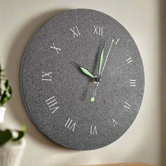 Orologio da parete "Grafite Argento" - Un pezzo unico per il tuo arredamento - Fabris Solutions