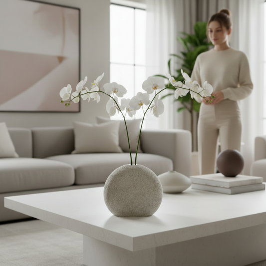 Vaso diffusore “Zen bianco” – Linea Petali di Sughero - Fabris Solutions