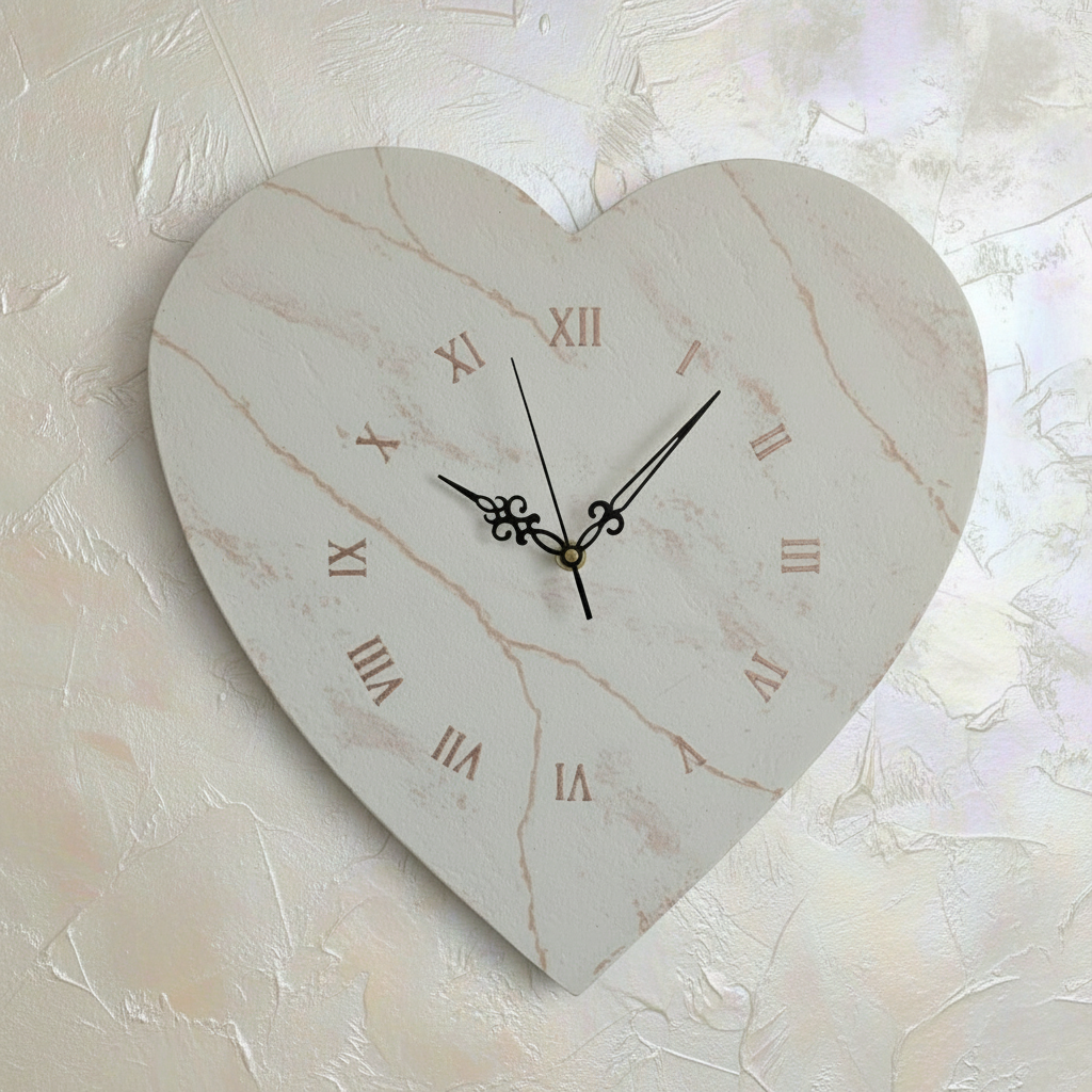 Orologio da parete Cuore di Marmo - Fabris Solutions 