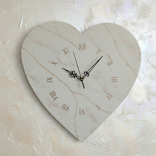 Orologio da parete Cuore di Marmo - Fabris Solutions 