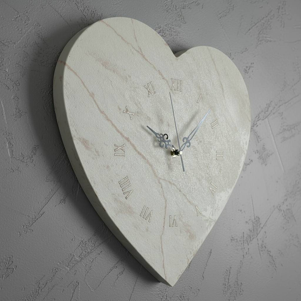 Orologio da parete Cuore di Marmo - Fabris Solutions 