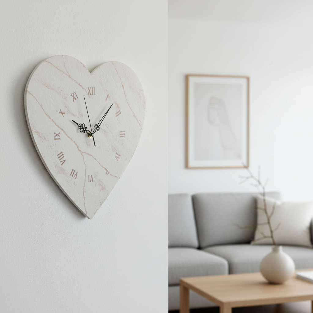 Orologio da parete Cuore di Marmo - Fabris Solutions 