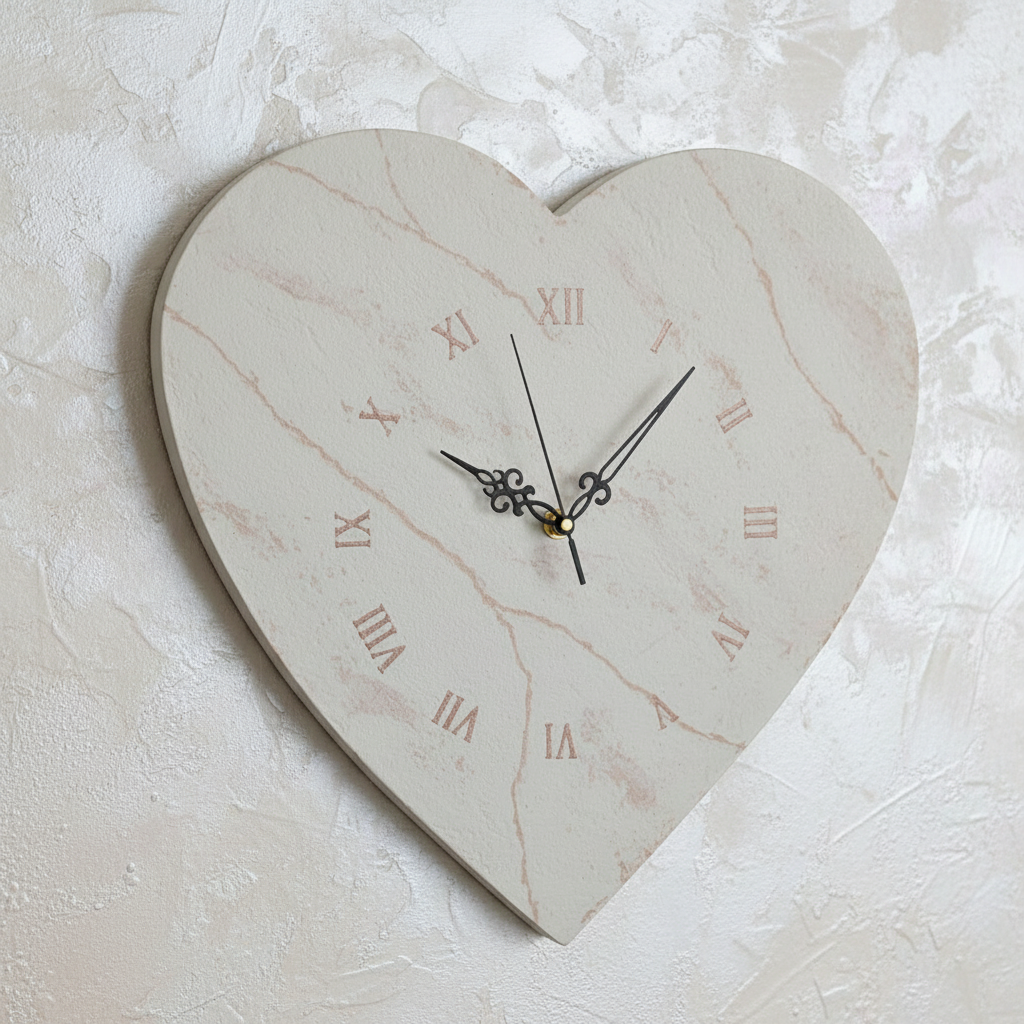 Orologio da parete Cuore di Marmo - Fabris Solutions 