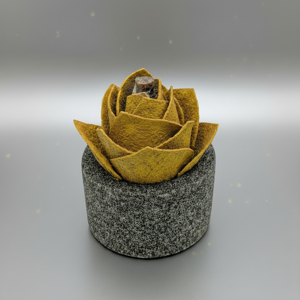 Diffusore Ambiente Rosa Maravee in Sughero Giallo – Elegante Profumatore Naturale - Fabris Solutions 