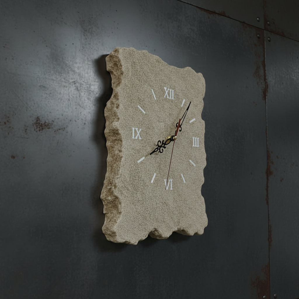 Orologio Pietra Romana - Pezzo unico - Fabris Solutions 