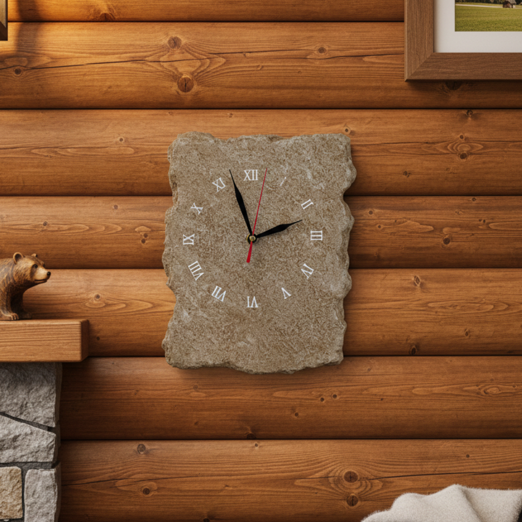Orologio Pietra Chiara - Pezzo unico - Fabris Solutions 