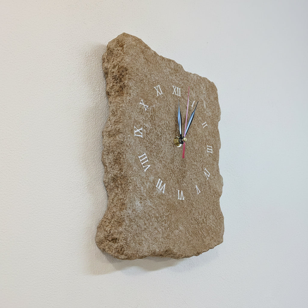 Orologio Pietra Chiara - Pezzo unico - Fabris Solutions 