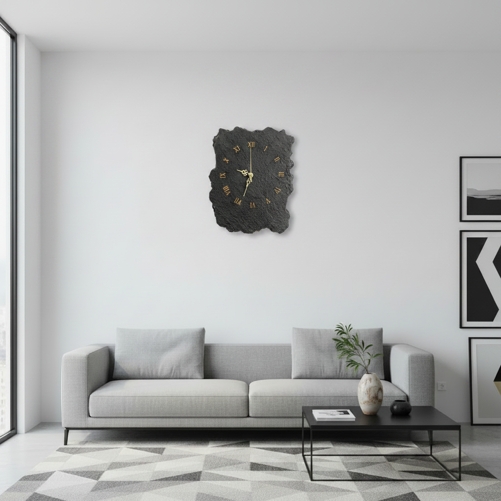 Orologio Pietra Nera - Pezzo unico - Fabris Solutions 