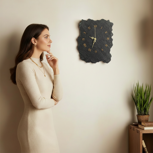 Orologio Pietra Nera - Pezzo unico - Fabris Solutions 