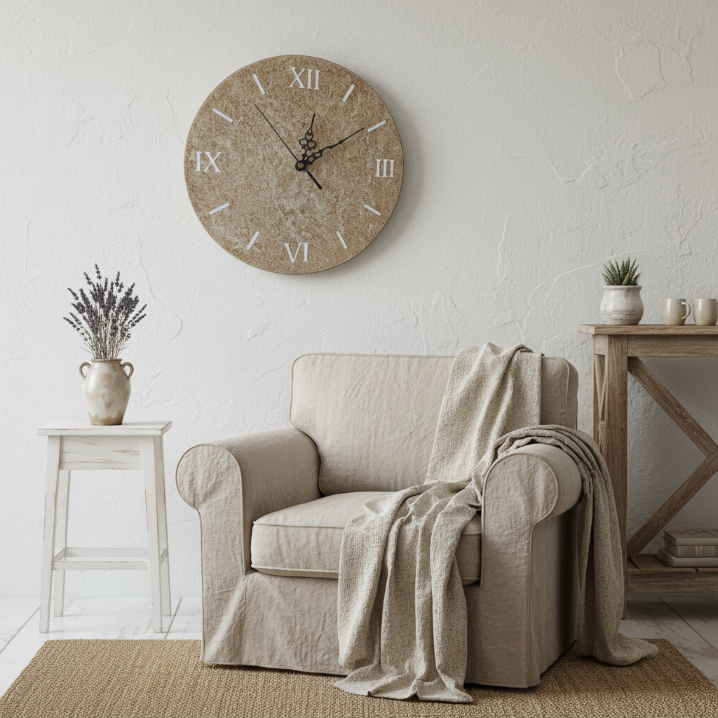 Orologio da parete sughero tondo - Fabris Solutions 