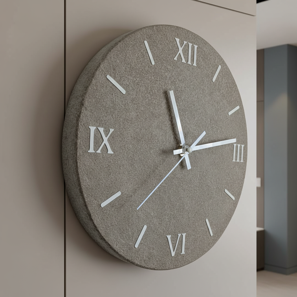 Orologio da parete tondo chiaro - Fabris Solutions 