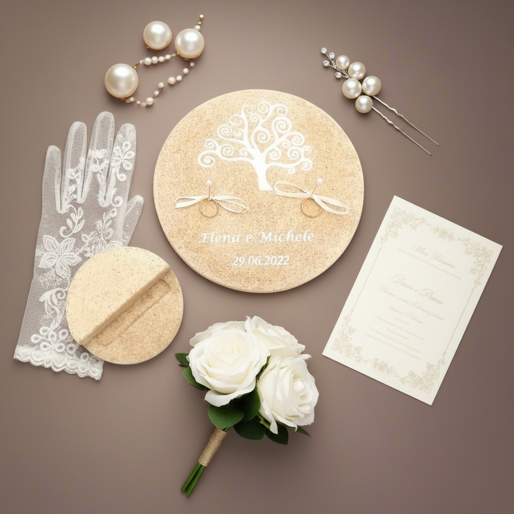 Porta Fedi Rotondo con Albero della Vita - Simbolo di amore e connessione - Fabris Solutions 