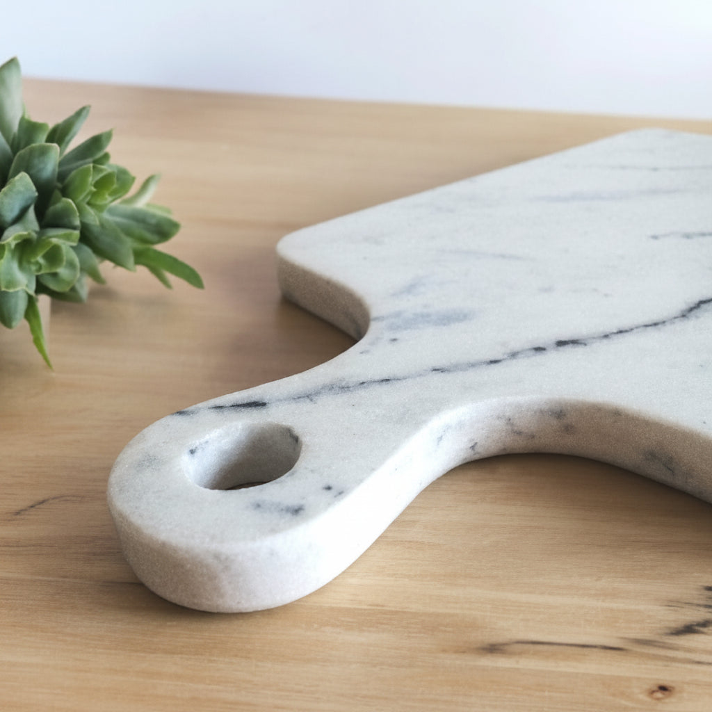 Tagliere da Portata in Legno con Rivestimento in Marmo – Balance | Marmo Design - Fabris Solutions 