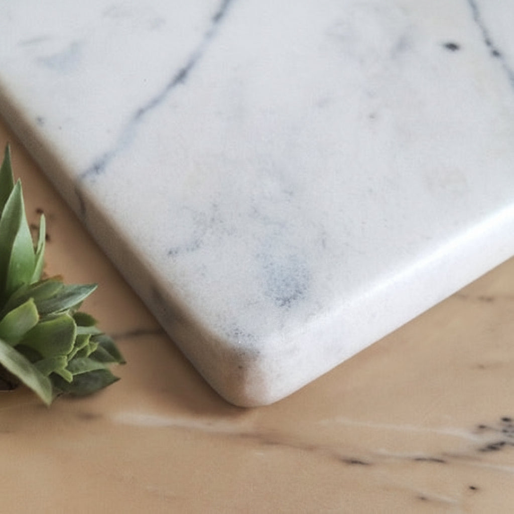 Tagliere da Portata in Legno con Rivestimento in Marmo – Balance | Marmo Design - Fabris Solutions 