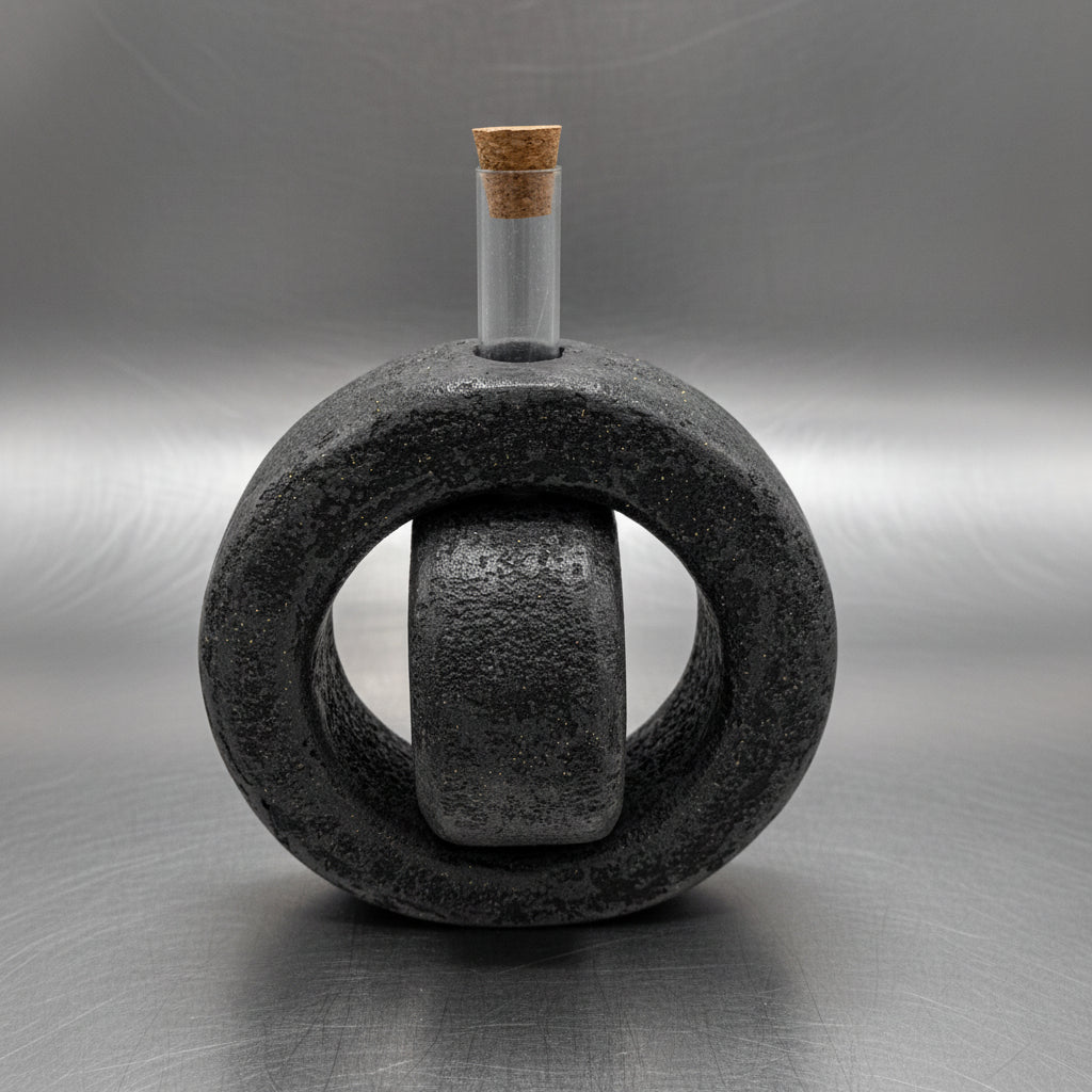 Vaso diffusore Zen Anello Marmo Nero - Fabris Solutions 