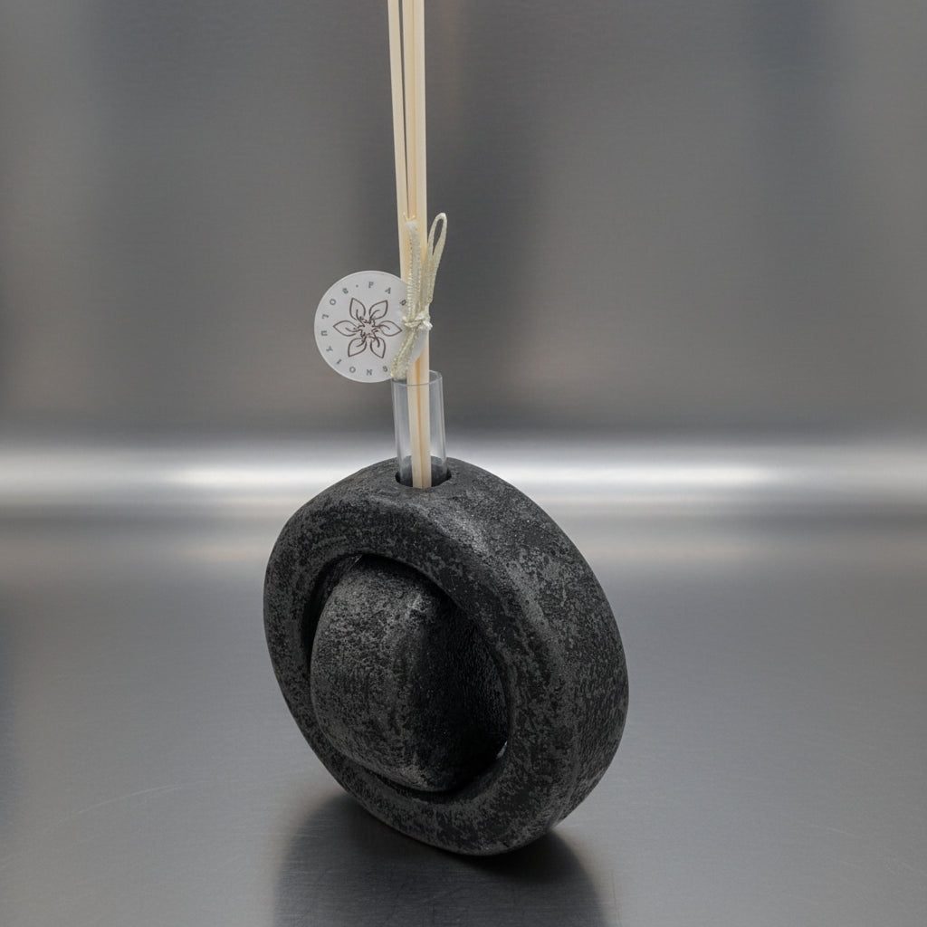 Vaso diffusore Zen Anello Marmo Nero - Fabris Solutions 