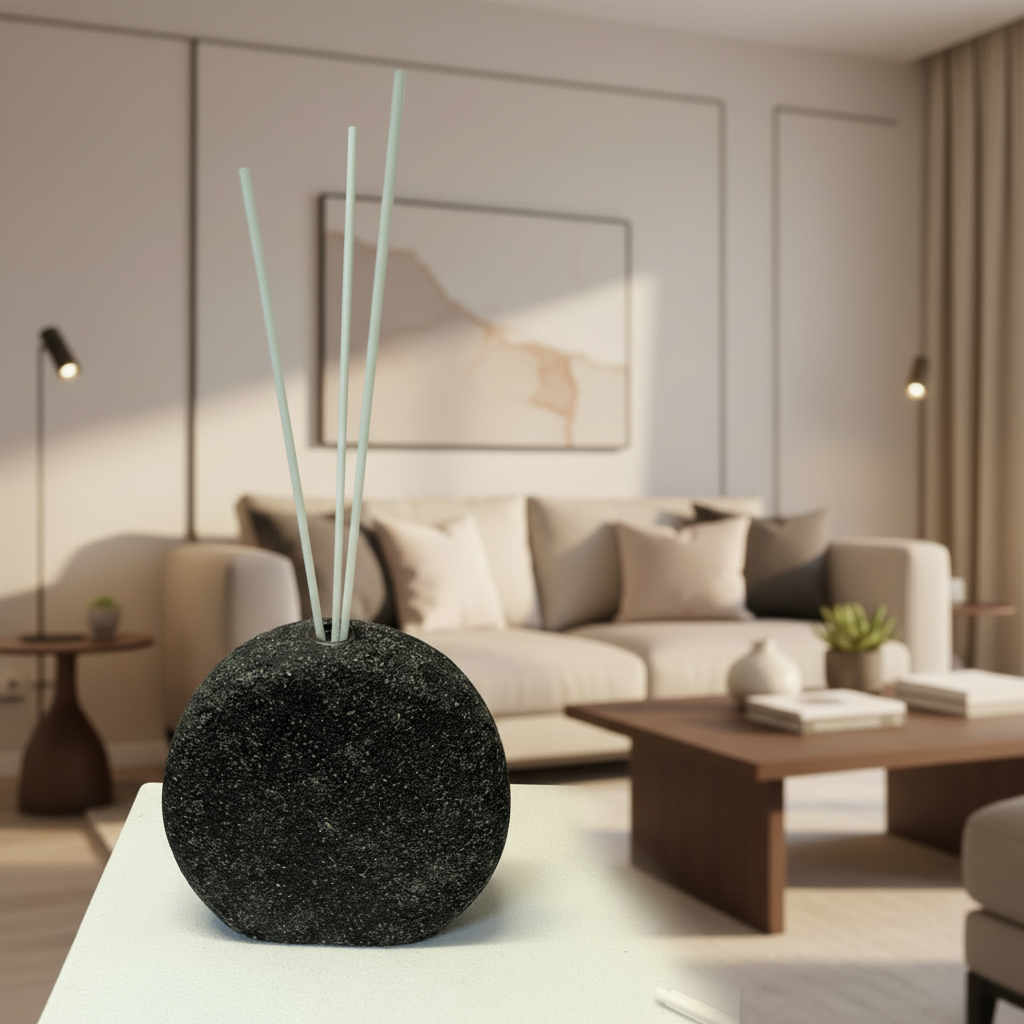 Vaso diffusore “Zen nero” – Linea Petali di Sughero - Fabris Solutions 