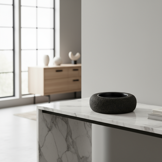 Vassoio “Zen” nero – Linea Petali di Sughero - Fabris Solutions 