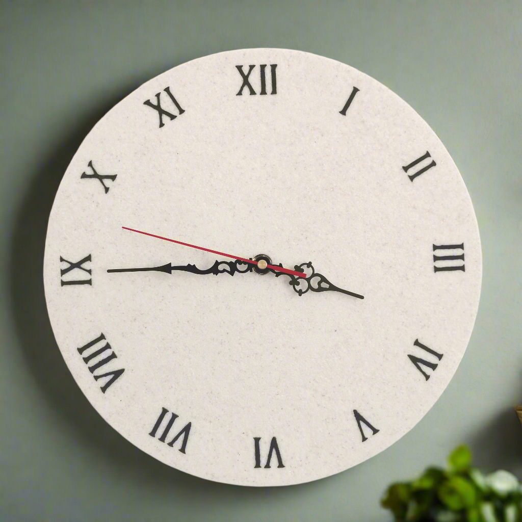 Orologio da parete "Bianco Unico" - Un pezzo esclusivo per il tuo arredamento - Fabris Solutions 