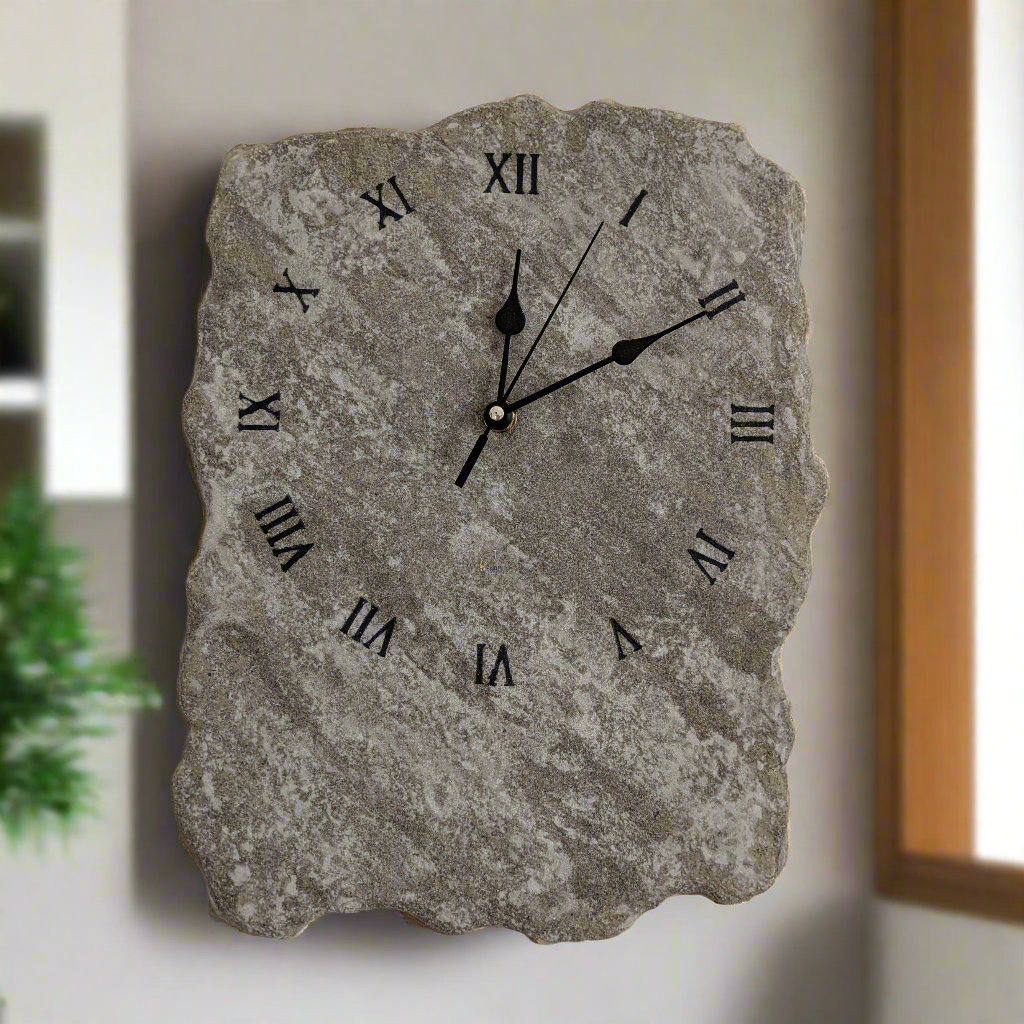 Orologio Pietra Grigio Venato - Pezzo unico - Fabris Solutions 