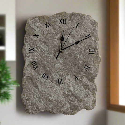 Orologio Pietra Grigio Venato - Pezzo unico - Fabris Solutions 
