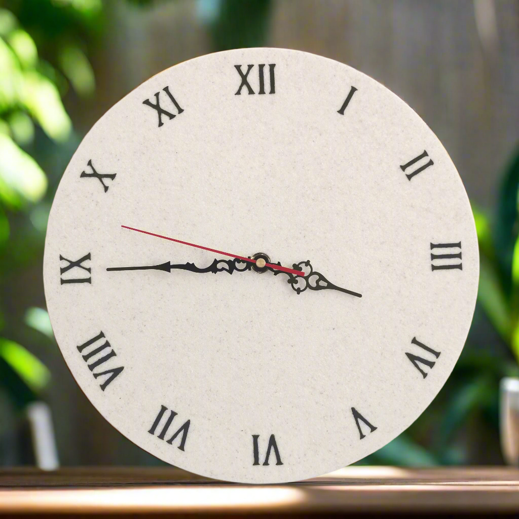 Orologio da parete "Bianco Unico" - Un pezzo esclusivo per il tuo arredamento - Fabris Solutions 