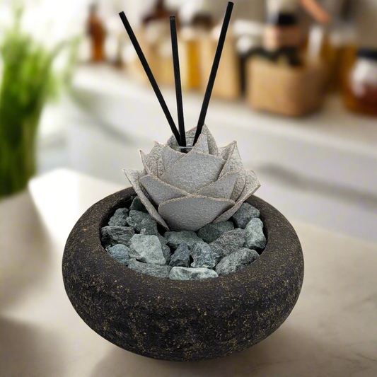 Diffusore d’Ambiente “Zen” – Linea Petali di Sughero - Nero