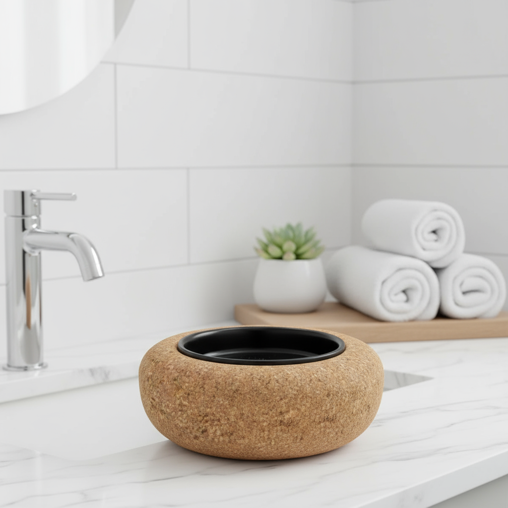 Vassoio “Zen” naturale – Linea Petali di Sughero - Fabris Solutions 