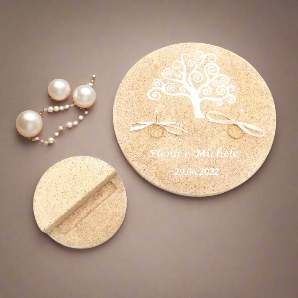 Porta Fedi Rotondo con Albero della Vita - Simbolo di amore e connessione - Fabris Solutions 