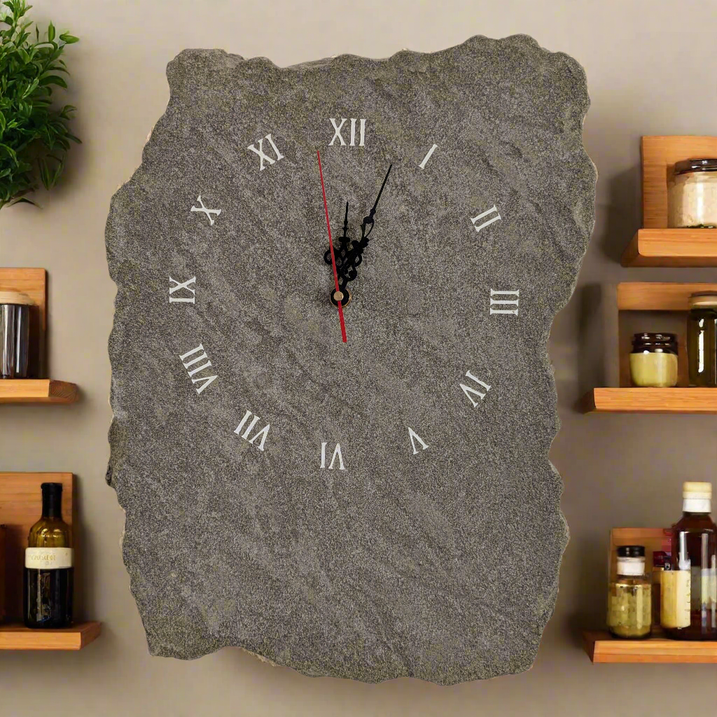 Orologio Pietra Grigia - Pezzo unico - Fabris Solutions 