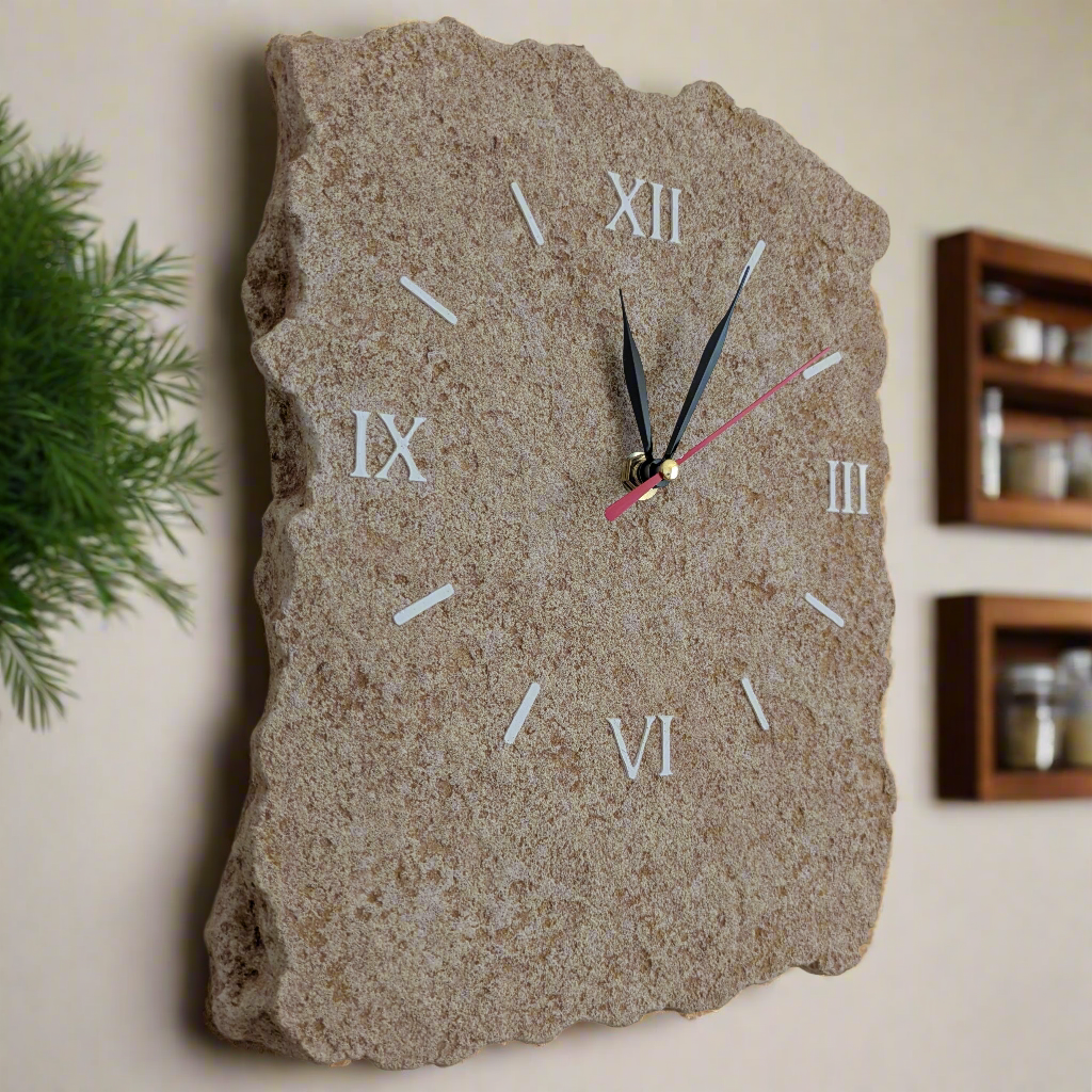 Orologio Pietra Chiara - Pezzo unico - Fabris Solutions 