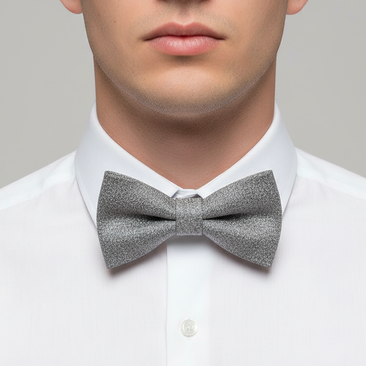 Set Papillon e Gemelli in Sughero Titan Shade con Scatola di Latta – Elegante Accessorio Uomo - Fabris Solutions 