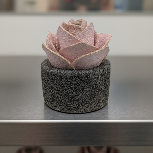 Diffusore Ambiente Rosa Maravee in Sughero Rosa – Elegante Profumatore Naturale - Fabris Solutions 