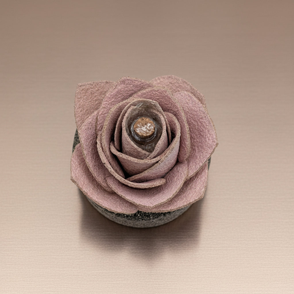 Diffusore Ambiente Rosa Maravee in Sughero Rosa – Elegante Profumatore Naturale - Fabris Solutions 