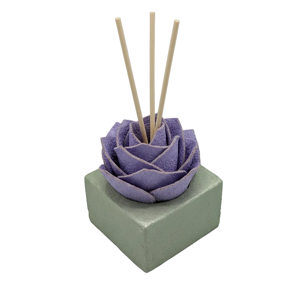 Diffusore Ambiente Rosa Piperita in Sughero Lilla – Elegante Profumatore Naturale - Fabris Solutions 
