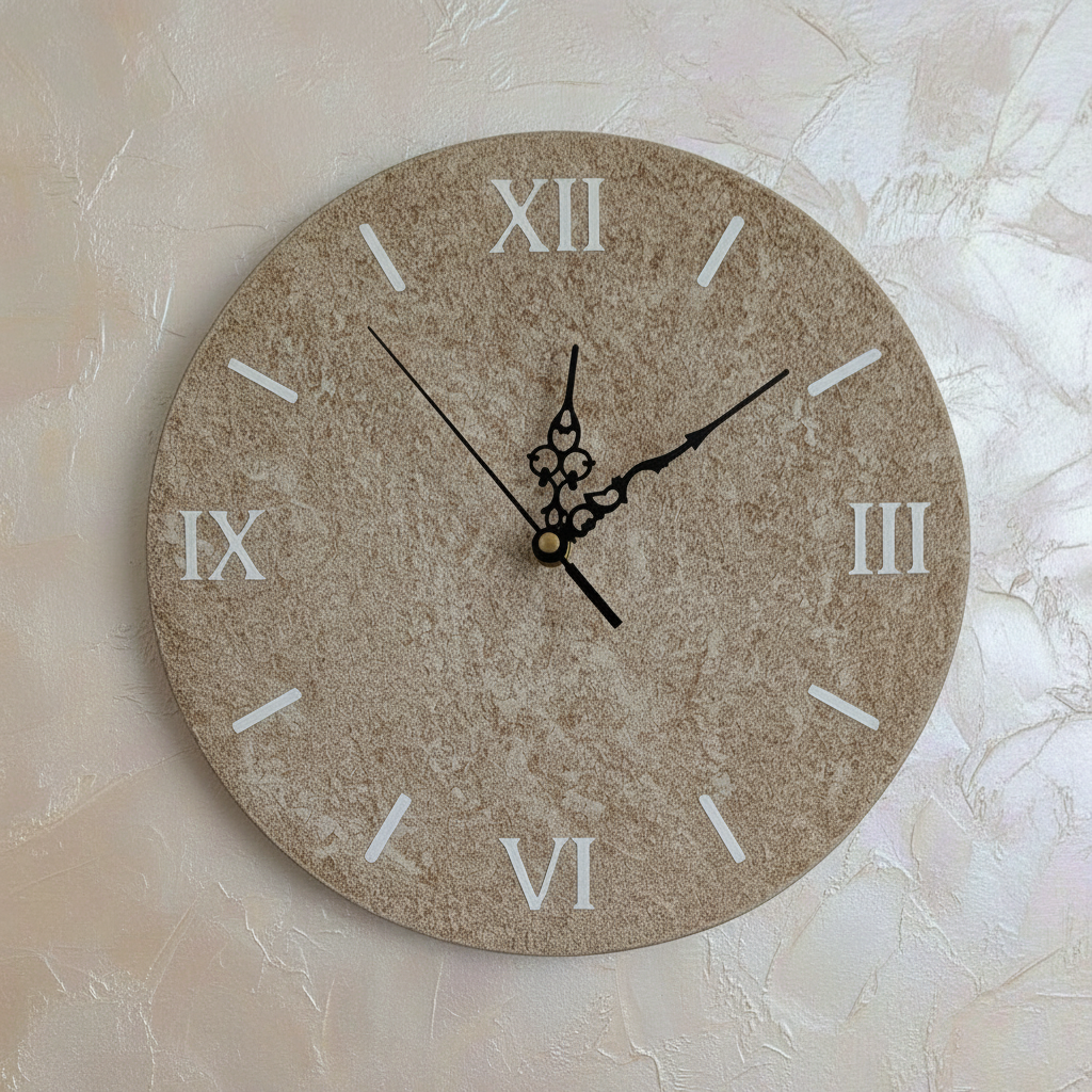 Orologio da parete sughero tondo - Fabris Solutions 