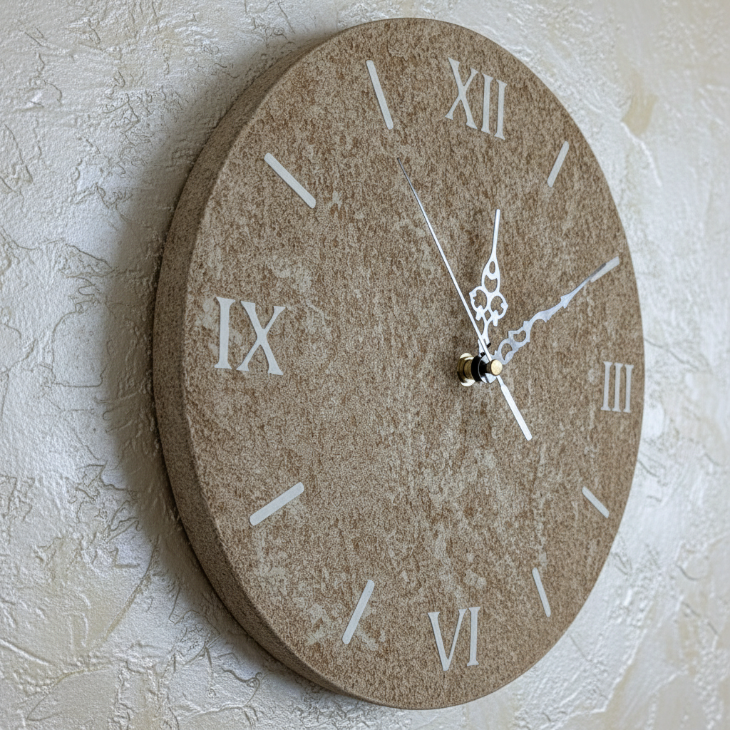 Orologio da parete sughero tondo - Fabris Solutions 