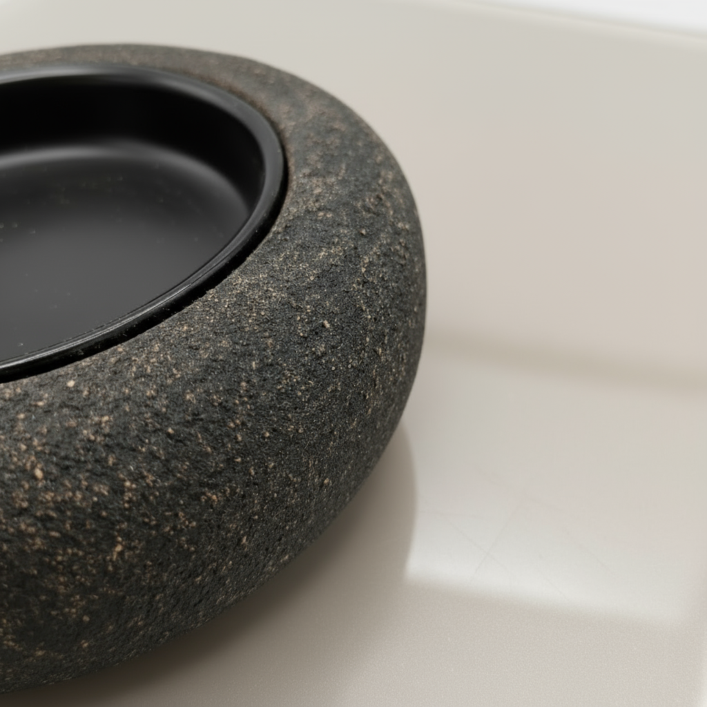 Vassoio “Zen” nero – Linea Petali di Sughero - Fabris Solutions 