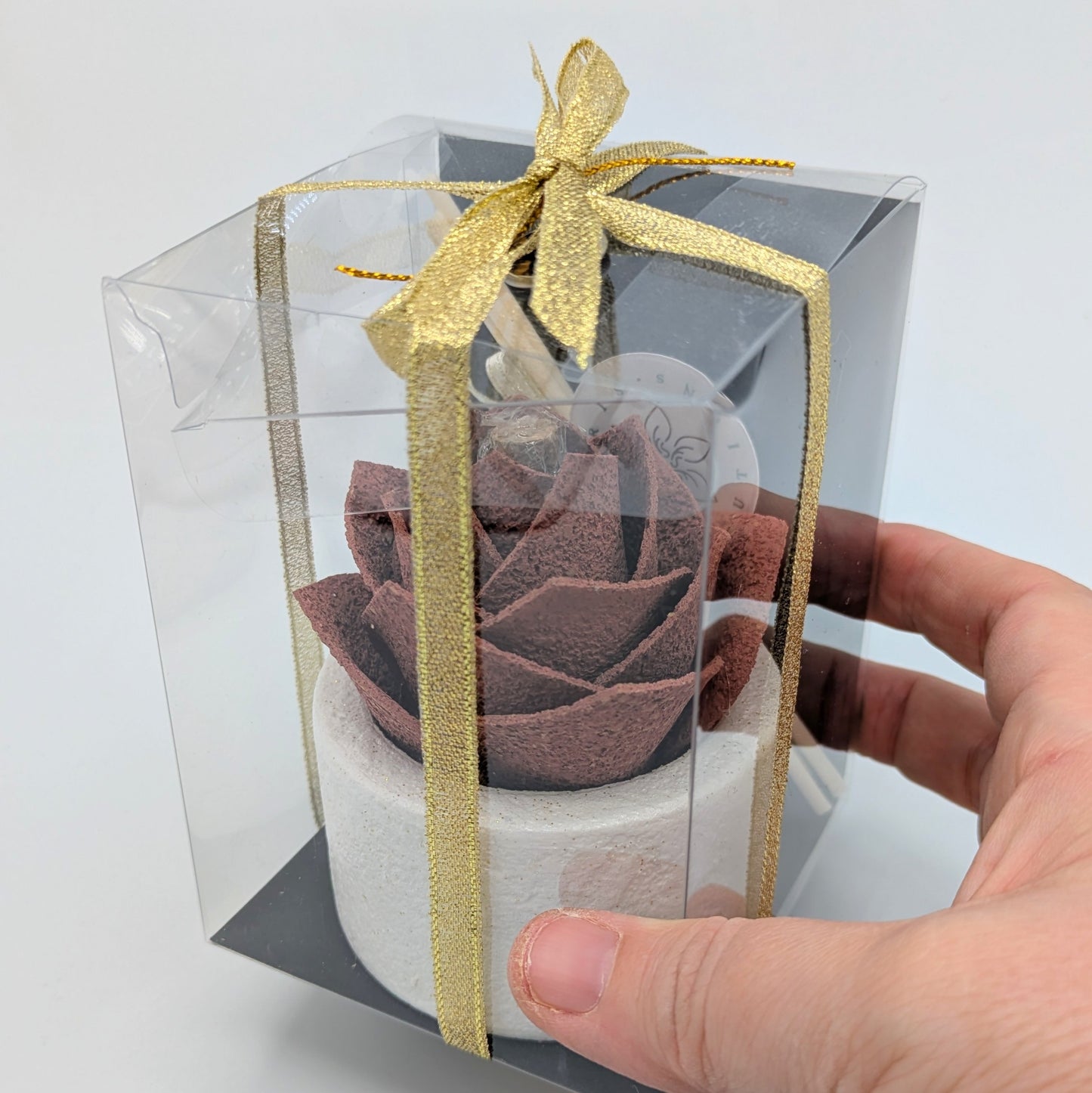 Diffusore Ambiente Rosa Raffinata in Sughero Rosa Antico – Elegante Profumatore Naturale (Copia) - Fabris Solutions 