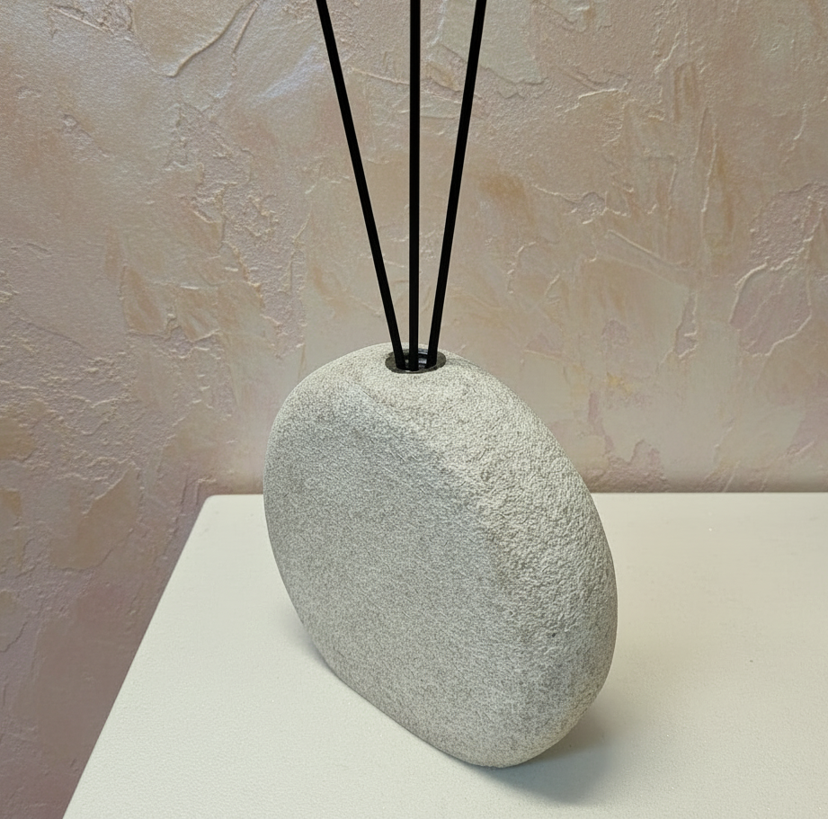 Vaso diffusore “Zen bianco” – Linea Petali di Sughero - Fabris Solutions 