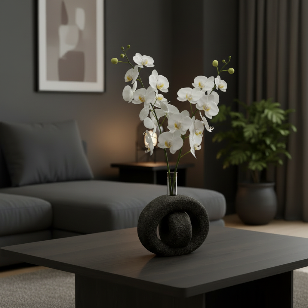 Vaso diffusore Zen Anello Sughero Nero - Fabris Solutions 