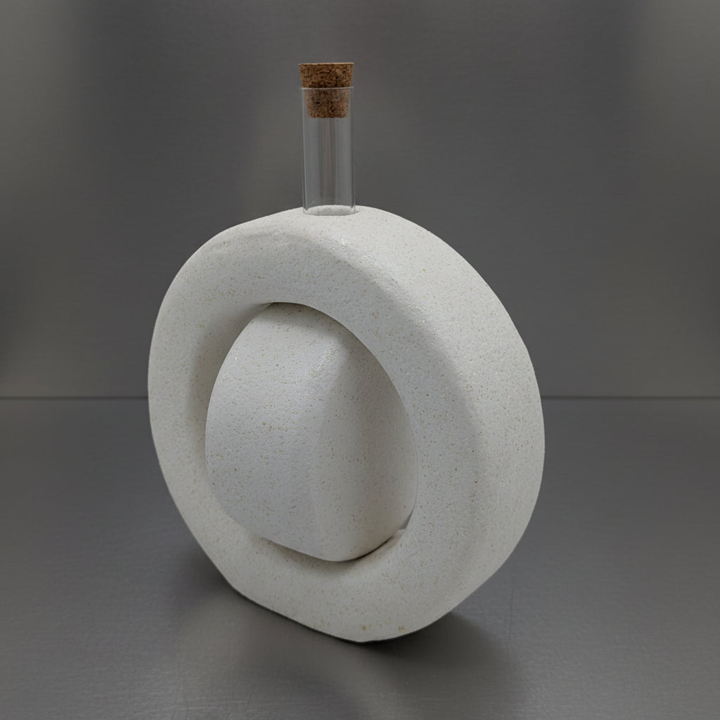 Vaso diffusore Zen Anello Marmo Bianco - Fabris Solutions 
