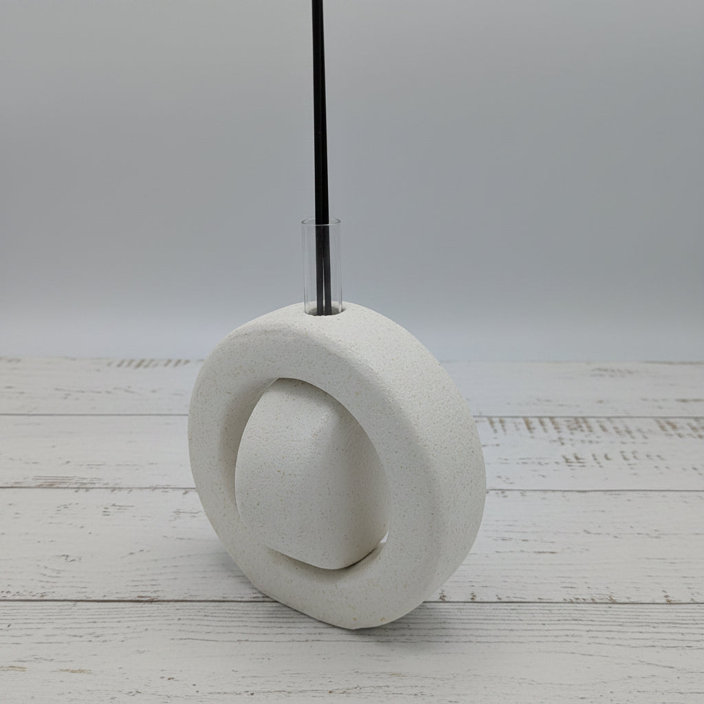Vaso diffusore Zen Anello Marmo Bianco - Fabris Solutions 