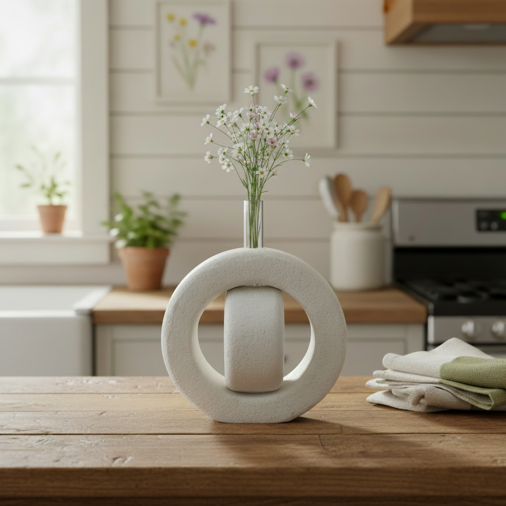 Vaso diffusore Zen Anello Marmo Bianco - Fabris Solutions 